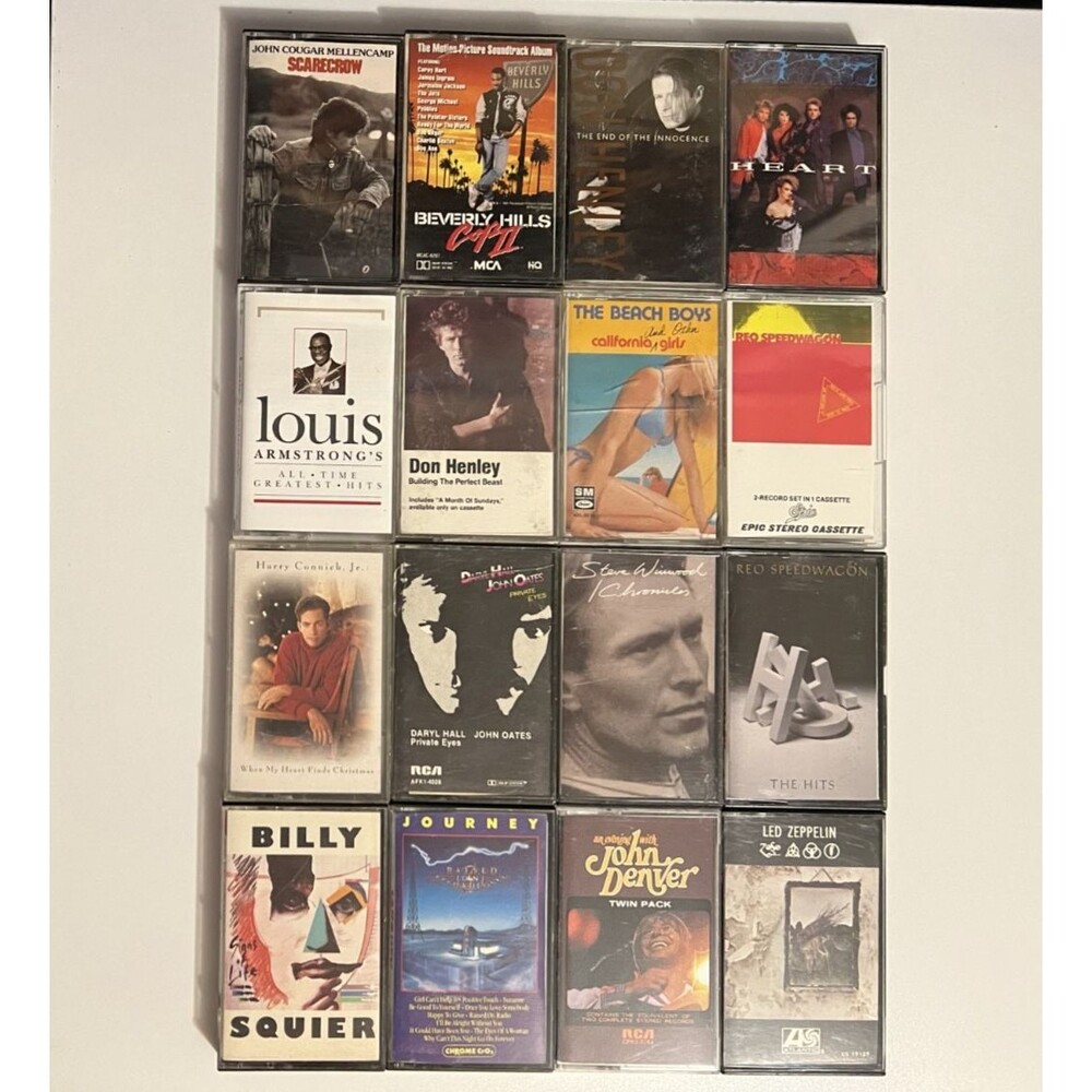 16 Working Cassettes Variety lot